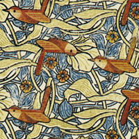 Vögel und Ornamente – Tapete für das Foyer des Direktorenhauses Berlin Vögel und Ornamente